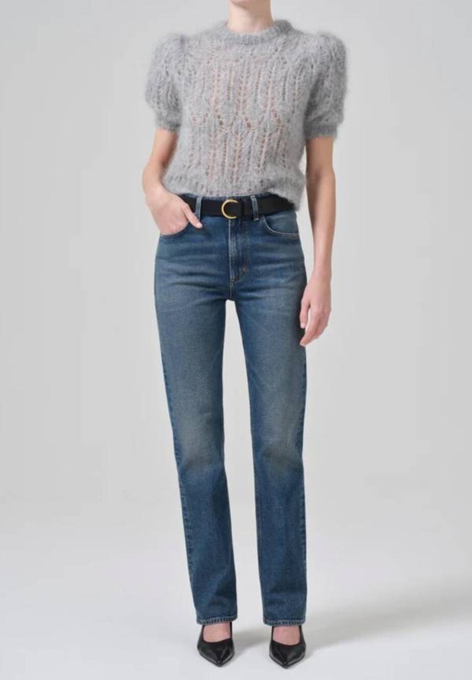 Citizens of Humanity Zurie Straight Jean in Eugene 24 NWT Minimalist Classic